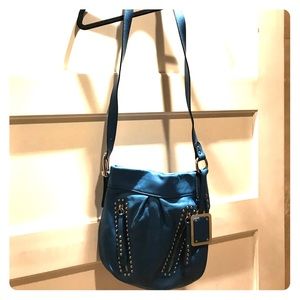 B. Makowsky Buttery Soft Leather Crossbody Purse